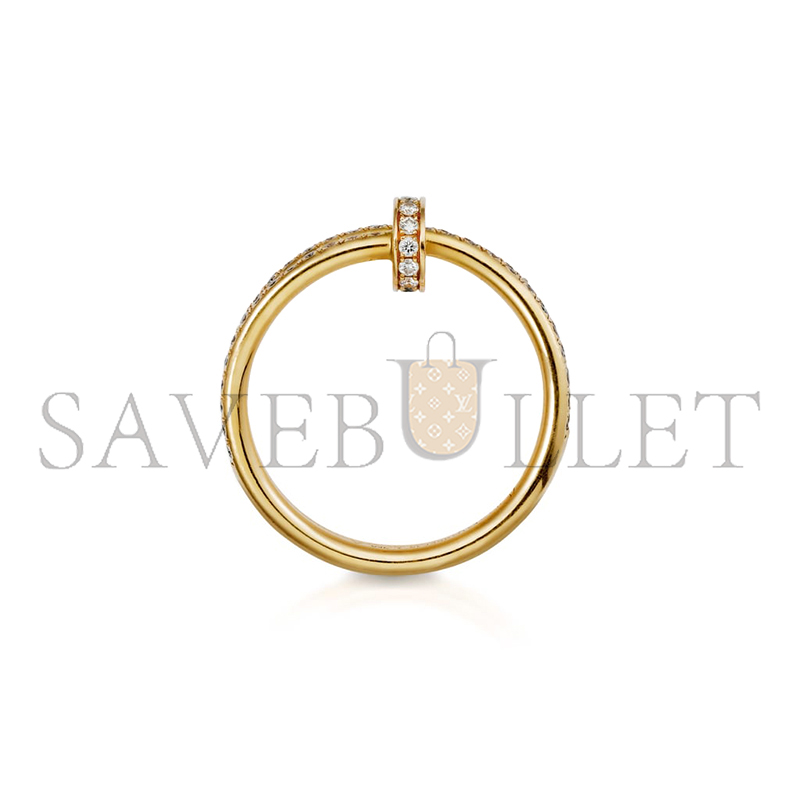 CARTIER JUSTE UN CLOU RING, DOUBLE, SEMI-PAVED B4211900